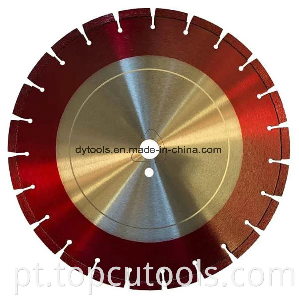 Boa qualidade de 14 "Soldagem a laser Lâmina de serra de diamante de concreto